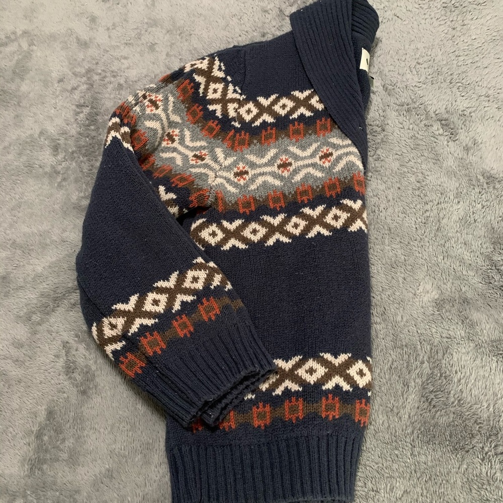 Oversized Patterned Cardigan - Picture 4 of 5